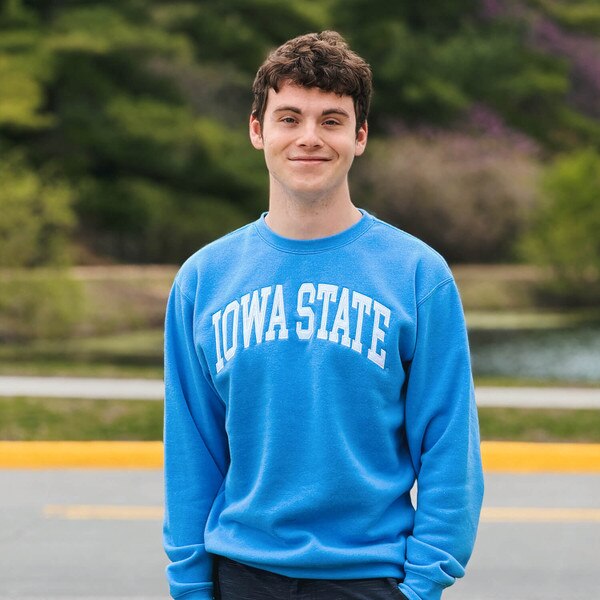ZooZatz Iowa State Powder Blue Crewneck Sweatshirt